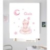  Estores Infantiles Niña Personalizados con nombre- Estor Infantil bebe rosa Estrellitas Osito More Dreams