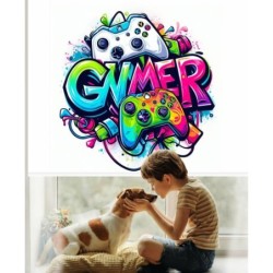  Estores Juveniles Gamer 05- Estor enrollable Juvenil- Estores Juveniles Adolescentes- Estor Juvenil Chico o Chica