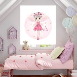  Estores Infantiles Niña Personalizados Hada Juvenil 005- Estores infantiles niña rosa- Estores Infantiles con nombre