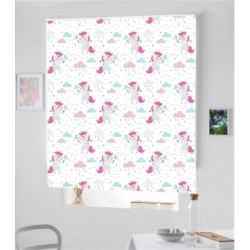 Estores Infantiles Estampado Unicornio