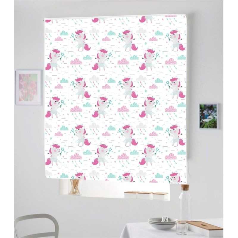 Estores Infantiles Estampado Unicornio