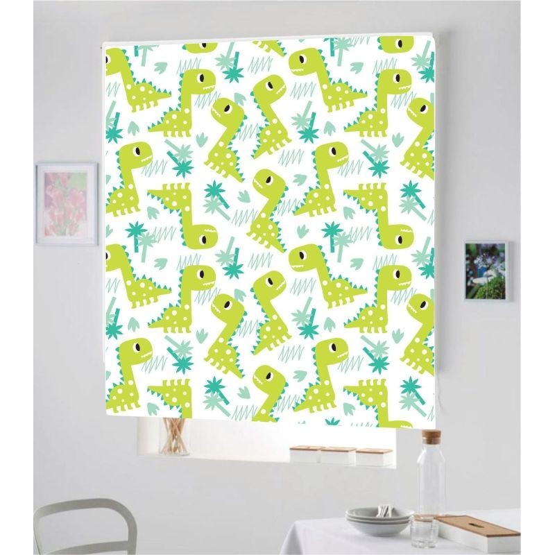 Estores Infantiles Estampado Dinosaurio 020 Estores Infantiles Estampado Dinosaurio 020