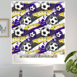  Estores Infantiles Estampado Futbol 015- Estores infantiles Futbol- Estores Juveniles Futbol- Estores Infantiles niño