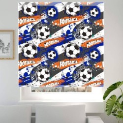  Estores Infantiles Estampado Futbol 015- Estores infantiles Futbol- Estores Juveniles Futbol- Estores Infantiles niño