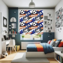  Estores Infantiles Estampado Futbol 015- Estores infantiles Futbol- Estores Juveniles Futbol- Estores Infantiles niño