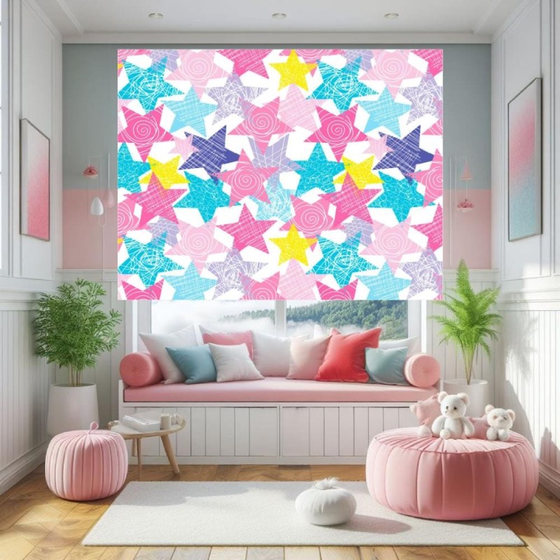 Estores Estampados Infantiles Estrellas 560- Estores infantiles estrellas- Estor infantil o Juvenil niña estampados originales. Estores Estampados Infantiles Estrellas 560- Estores infantiles estrellas- Estor infantil o Juvenil niña estampados originales.