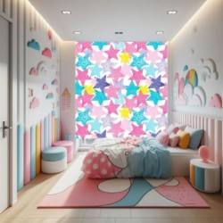  Estores Estampados Infantiles Estrellas 560- Estores infantiles estrellas- Estor infantil o Juvenil niña estampados originales.