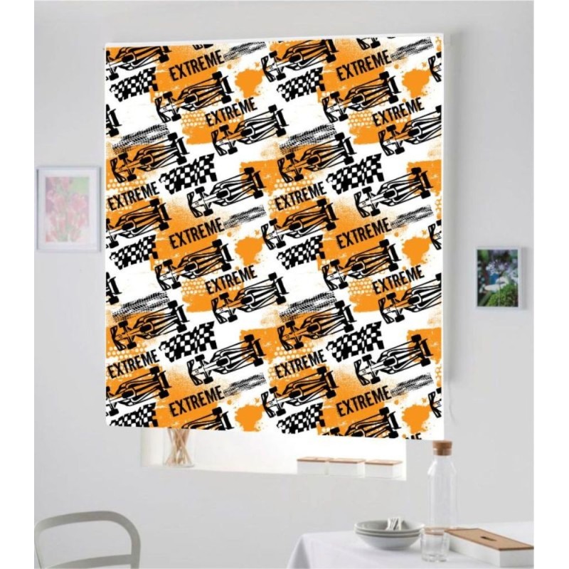 Estores Estampados Infantiles Coches 020 Estores Estampados Infantiles Coches 020