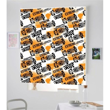 Estores Estampados Infantiles Coches 020