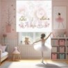  Estores Infantiles Niña Personalizados. Estor Infantil Rosa Dibujo Bailarina Ballet 362- Estor Infantil habitacion niña