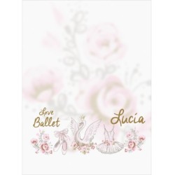  Estores Infantiles Niña Personalizados. Estor Infantil Rosa Dibujo Bailarina Ballet 362- Estor Infantil habitacion niña
