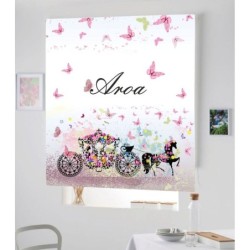 Estores Infantiles Personalizados Carruaje Princesas