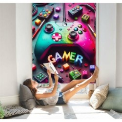  Estores Juveniles Gamer 04- Estor enrollable Juvenil- Estores Juveniles Adolescentes- Estor Juvenil Chico o Chica