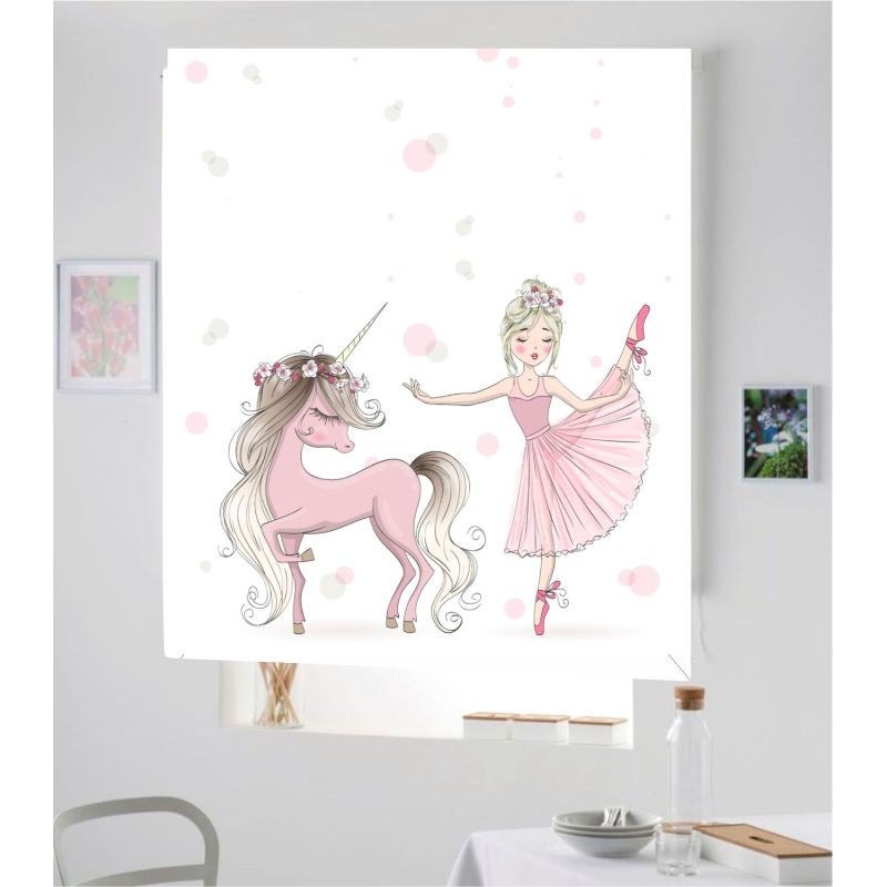 Estores Infantiles Unicornio Ballet 361 Estores Infantiles Unicornio Ballet 361