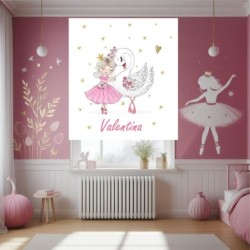 Estores Infantiles Personalizados - Estor Infantil Niña dibujo Bailarina 050- Estor Infantil Baratos