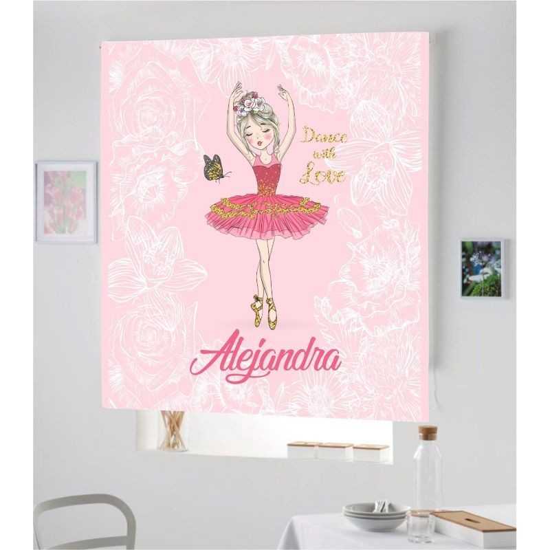 Estores Infantiles Personalizados Bailarina 007