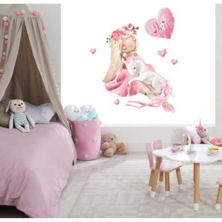 Estores Infantiles Personalizados Unicornio 352- Estores Infantiles Niña