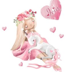  Estores Infantiles Personalizados Unicornio 352- Estores Infantiles Niña