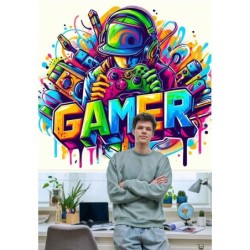  Estores Juveniles Gamer 02- Estor enrollable Juvenil- Estores Juveniles Adolescentes-