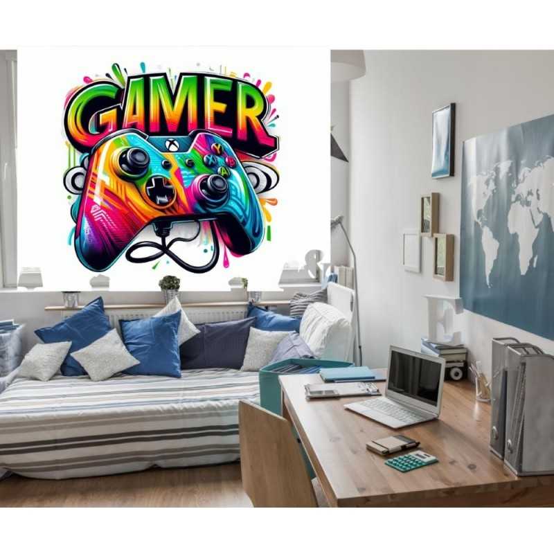 Estores Juveniles Gamer 01- Estor enrollable Juvenil- Estores Juveniles Adolescentes-