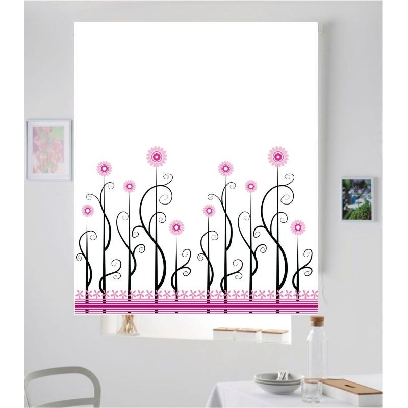 Estores Estampado Juveniles Flores 002 Estores Estampado Juveniles Flores 002
