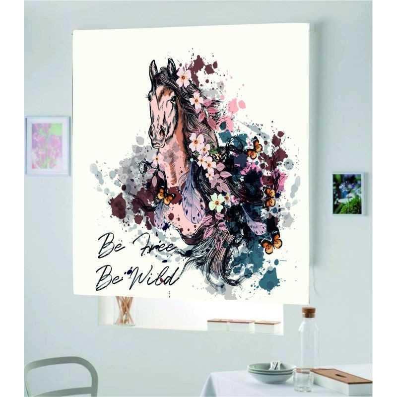 Estores Juveniles Caballo 001