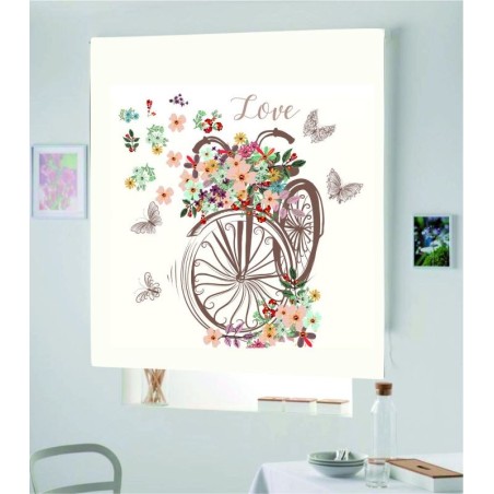 Estores Decorativo Bicicleta 240