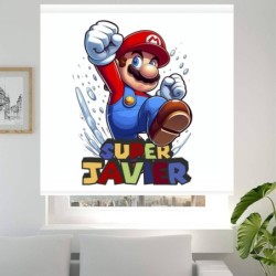  Estores Infantiles Personalizados Niño Super Mario 001- Estores Infantiles niño dibujos Super Mario