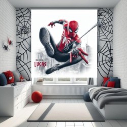 Estores Infantiles Personalizados Niño Spider 002- Estores enrollables personalizables dibujos Spiderman- Estor Infantil Niño