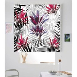 Estores Estampado Flores Tropical 011