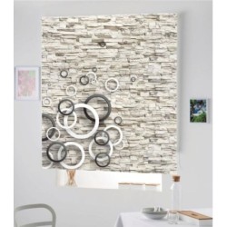 Estores Decorativo Baño 3D-009