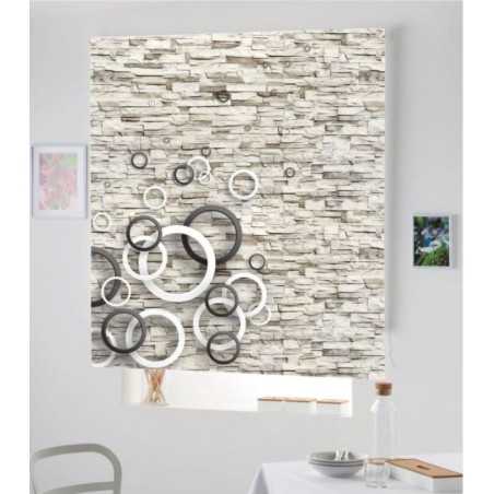 Estores Decorativo Baño 3D-009