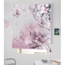 Estores Estampado Flores 3D-010