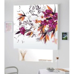Estores Estampado Flores 010