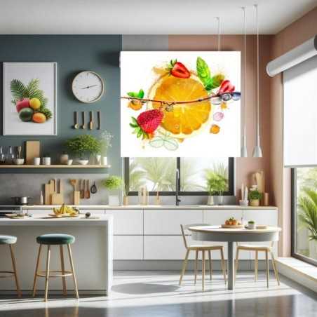 Estores Cocina Fruta 004- Estor para cocina Naranja- Estores enrollables para Cocina- Estor para cocina Baratos