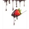  Estores Cocina Fruta Fresa Chocolate 003- Estor para Cocina Original- Estor enrollable para Cocina Barato