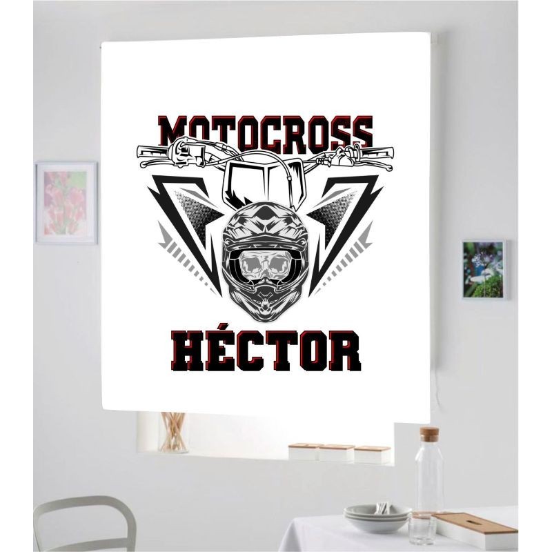 Estores Juveniles Personalizados Motocross 001 Estores Juveniles Personalizados Motocross 001