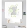 Estores Infantiles Niño Personalizados Elefante Erik - Estores Infantiles Bebe - Estores Infantiles Niño Azul Animales