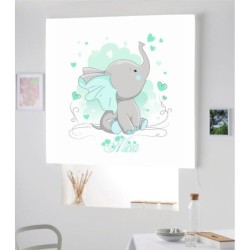  Estores Infantiles Niña Personalizados Elefante Alicia - Estores Enrollables Infantiles Niña Animales. Estor Infantil bebe niña