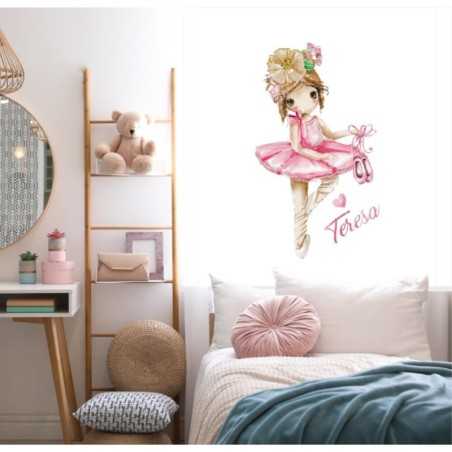 Estores Infantiles Personalizados Bailarina 015- Estores Infantiles Niña Dibujo Bailarina