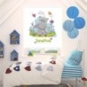  Estores Infantiles Personalizados Bebe Hipo 02- Estores infantiles niño- Estor Infantil dibujo Hipopotamo