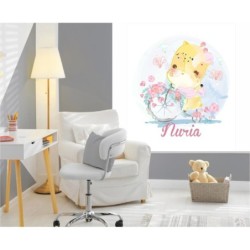  Estores Infantiles Personalizados Bebe Hipo- Estor Infantil Niña Dibujo Animales Hipopotamos. Estor Infantil Bebe