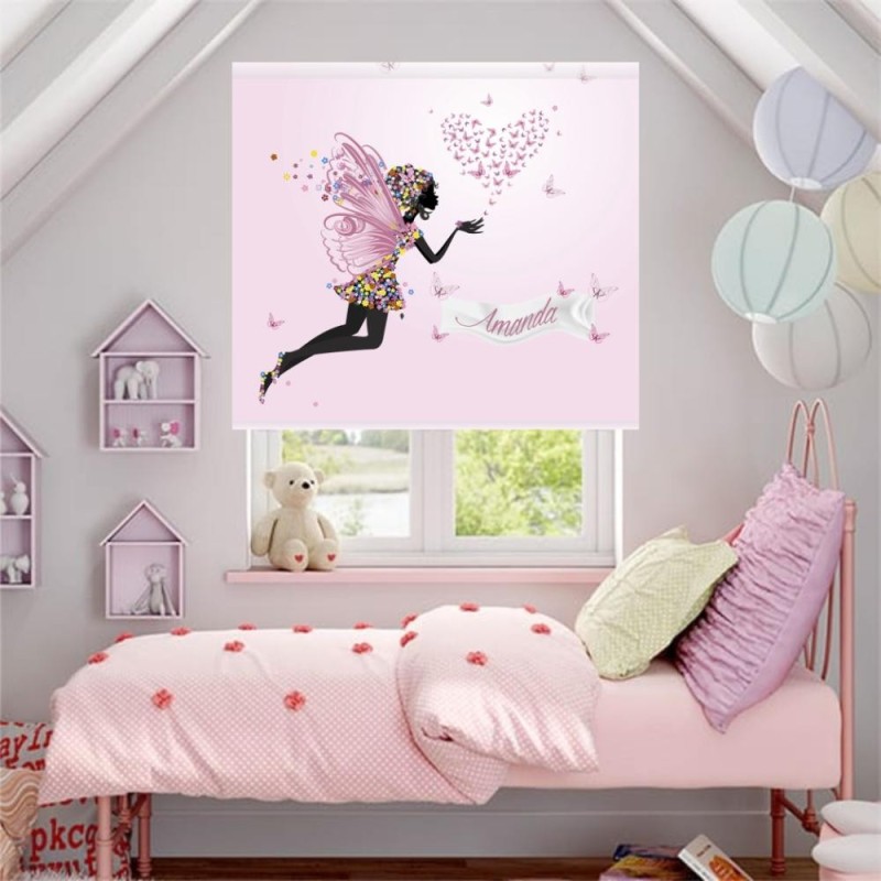 Estores Juveniles Personalizados Hada Corazon Estores Juveniles Personalizados Hada Corazon