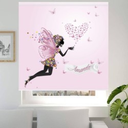  Estores Juveniles Personalizados Hada Corazon