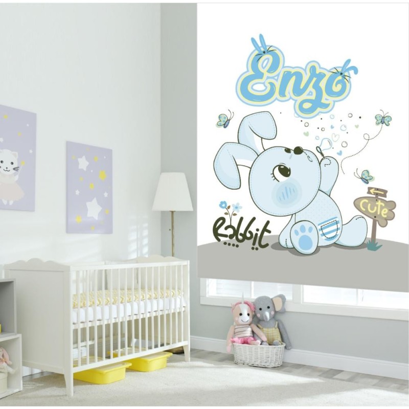 Estores Infantiles Personalizados Niño Rabbit- Estores Infantiles Niño Estores Infantiles Personalizados Niño Rabbit- Estores Infantiles Niño
