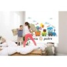  Estores Infantiles Personalizados Tren 001. Unisex- Estores habitación compartida.