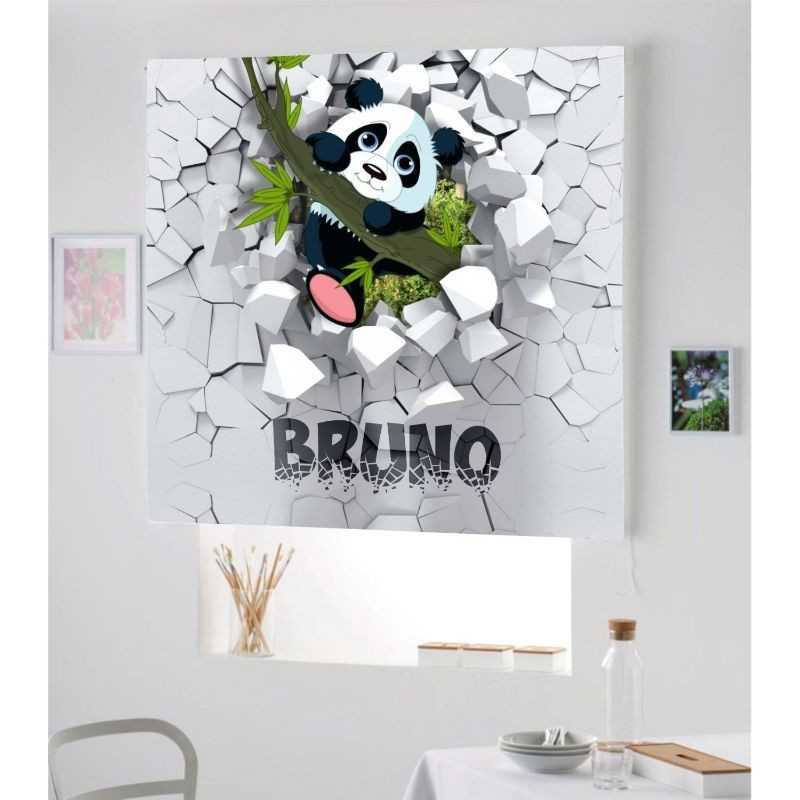 Estores Infantiles Personalizados Animales Panda- R05 Estores Infantiles Personalizados Animales Panda- R05