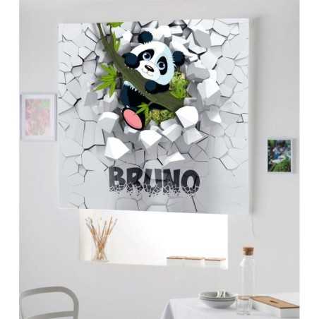 Estores Infantiles Personalizados Animales Panda- R05