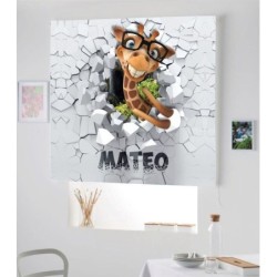 Estores Infantiles Personalizados Animales Jirafa- R03