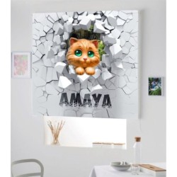 Estores Infantiles Personalizados Animales Gata- R02